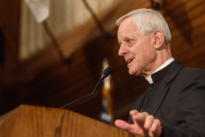 Cardinal Wuerl delivers a keynote address